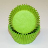 1-7/8"X2.5" Muffin Baking Cups Cups Lime Green 500 Count