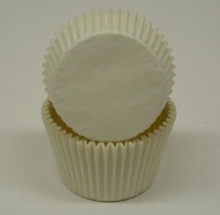 1-7/8"X2.5" Muffin Baking Cups White 500 Count