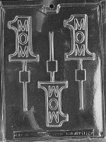 #1 Mom Lolly Mold