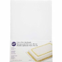 25x18 Rectangle Coated Cakeboard, 25 ct
