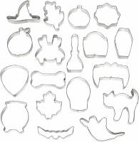 18-PC Halloween Cookie Cutters