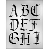 2.5" Alphabet A-I Mold (9)