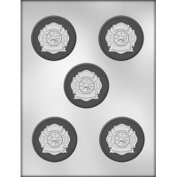 2.5" Circle Fire Dept Mold (5)