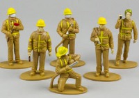 2.5" Fireman Figurines 3 ct.