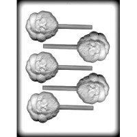 2.5" Santa Lolly Mold (5)