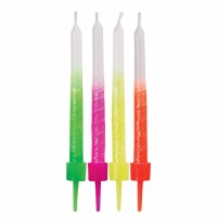 2.5" Shimmer Candles Hot 8 CT