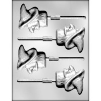 2.5" Witch Head Lolly Mold (4)