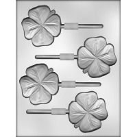 2.75" 4-Leaf Clover Lolly (4)