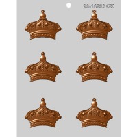 2½" Crown Chocolate Mold (6)