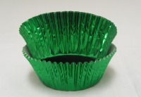 3/4" X 1-1/4" Green Foil Baking Cups 500 Count