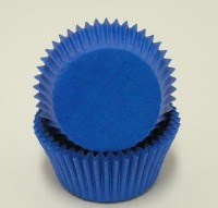 3/4" X 1-3/8" Blue Mini Baking Cup 500 Count