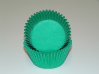 3/4" X 1-3/8" Green Mini Baking Cups 500 Count