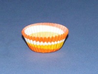 3/4"X1-3/8" Orange Swirl Baking Cups 500 Count