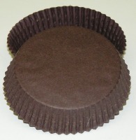 3/4" X 3" Tart Baking Cups Brown 500 Count