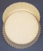 3/4" X 3" Tart Baking Cups White 500 Count