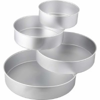 Wilton 3" Round Pan Set 8/10/12/14