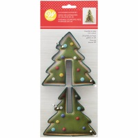 3D Tree 2PC Cookie Cutter Set