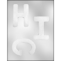 4" Letters G-H-I Mold (3)