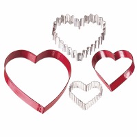 4-PC Heart Cookie Cutter Set