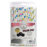 6" Cake Pop Stck Large Confetti