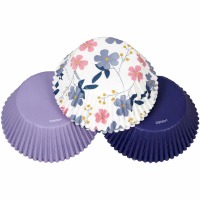 Violet Blossoms 75CT Cupcake Liners