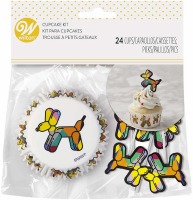 Balloon Dog Cupcake Kit