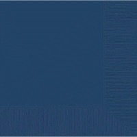 Beverage Napkin 50 CT Navy Blue