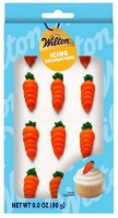 Carrot Royal Icing Decorations 12CT