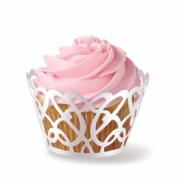 Cookie Cutter Wrap Swirls Pearl Wht 18 CT