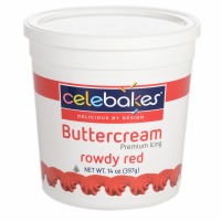 Celebakes Rowdy Red Buttercream Icing 14 oz.
