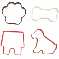 Cookie Cutter Set Pet 4pc