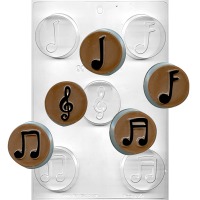 UCHOME BPA FREE 14 Musical Note Chocolate Candy Molds Silicone