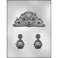 Crown & Earrings Choc Mold (3)