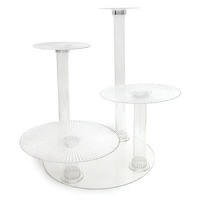 Crystal Splendor 4 Cake Stand