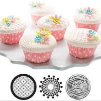 Cupcake Cookie Mats Geometric