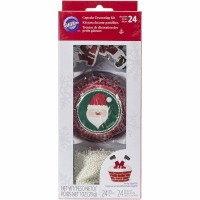 Cupcake Dec. Kit Santa 24CT