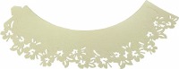 Cupcake Wrap Flowers Ivory 12
