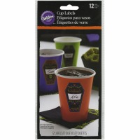 Deadly Soiree Cup Labels 12 CT