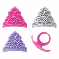 Cupcake Rings Queen Crowns 12 Count