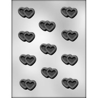 Double Filigree Heart (11) Candy Mold