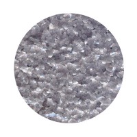 Edible Glitter 1/4 OZ Metalic Silver
