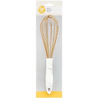 Gold Whisk w/Marble Handle