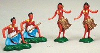 Hawaiian Hula Dancers 4 CT