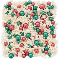 Holly Lights Sprinkle Mix