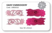 JEM Daisy Embroidery Set of 2