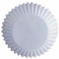 Jumbo White Baking Cups 75 CT