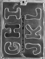 Letters - G,H,I,J,K,L Mold