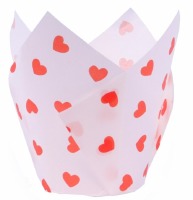 Hearts Muffin Cup 24CT