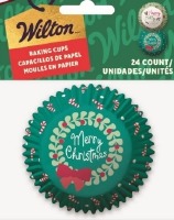 Merry Christmas Baking Cups 24CT