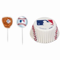 MLB Baking Cups & Picks